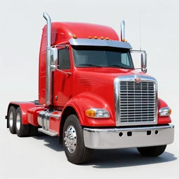 a red truck with pokey dots all over it, chrome red