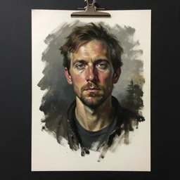 asset sheet, material study ( caricature ) psychologist ( hyperrealistic surrealist style oil painting ) dark foreboding