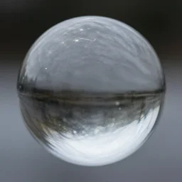 The future of mankind predicted when looking into a pristine glass sphere
