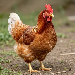 chicken wearing as an inmate