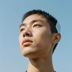 scraping my face on the sky, surreal
