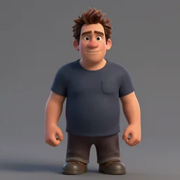 ben stiller as a pixar disney character from up ( 2 0 0 9 ), unreal engine, octane render, 3 d render, photorealistic