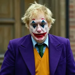 boris johnson as the joker