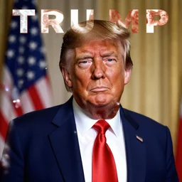 Donald trump's album cover