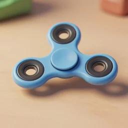 animated fidget spinner, realistic