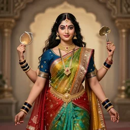indian goddess as a superhero