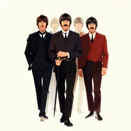 The beatles, digital art