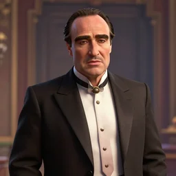 don corleone as a disney, pixar character from toy story : : unreal engine, octane render, 3 d render, photorealistic, cg, visualisation, 4 k