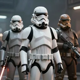 star wars characters reinvented by moebius syd mead, hdr, 8 k, volumetric lighting, hyperrealistic, soft lighting, epic visuals, photorealistic, bokeh, concept art
