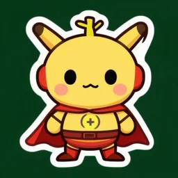cute miss mascot tritonde tritonde tympole super hero sticker art, cronobreaker, beeple game icon