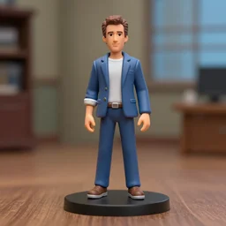 Figurine of a character from 'Silicon Valley'