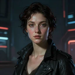a portrait of a female by alexandre cabanel, scifi, digital painting, cyberpunk, dark lighting, bladerunner, smooth, octane render