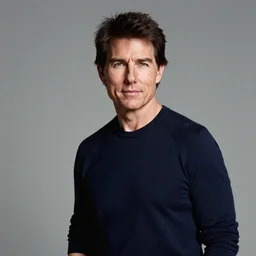 A studio portrait of Tom Cruise