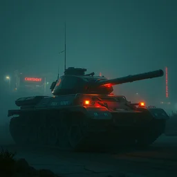tank, biopunk, moody, luminescent, rule of thirds, golden ratio, ambient lighting, syd mead, greg rutkowski, wlop, artgerm, artstation, highly detailed masterpiece
