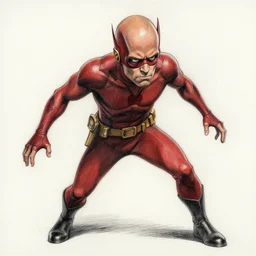daredevil intimidates saul goodman, colored sketch