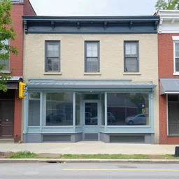 google street view of ( 1 0 1 dempster street evanston illinois ), painted by edward hopper