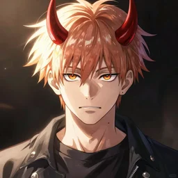 portrait of gun devil from chainsaw man, manga, artstation, high detailed
