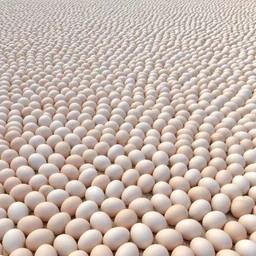 a highly detailed, realistic photo of Galveston Bay, the ground is completely filled with eggs, intricate, 8k highly professionally detailed, HDR
