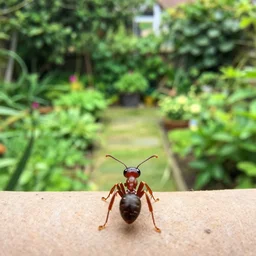 a garden from an ant's point of view