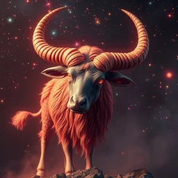 photorealistic psychedelic taurus zodiac in the style of michael whelan and gustave dore. hyperdetailed photorealism by greg rutkowski. 1 0 8 megapixels, 3 d finalrender, cinematic lighting