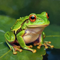 Frog artwork by Tyler West