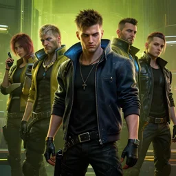 cyberpunk 2 0 7 7 character, artgerm, andrei riabovitchev, nuri iyem, james gurney, james jean, greg rutkowski, highly detailed, soft lighting 8 k resolution