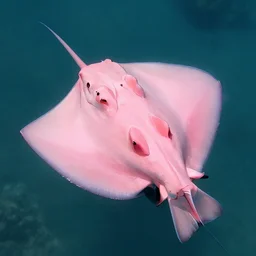 pink stingray fish