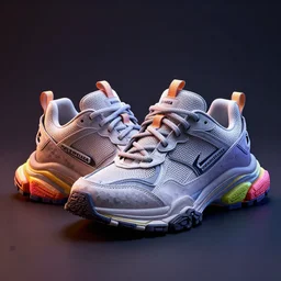 balenciaga sneakers in minecraft, highly detailed, rim light, art, cinematic lighting, very coherent, hyper realism, high detail, 8 k, colorful