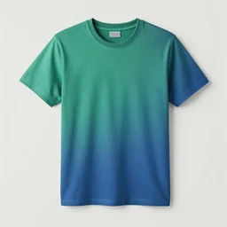 green blue (ombre) t shirt