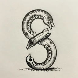 picture of a ouroboros, 8 k, 8 5 mm f 1. 8