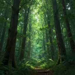 dream forest, digital art 🍃
