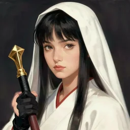 a beautiful portrait of a female sororitas battle sister, art by yoshitaka amano and warhammer 4 0 k, trending on artstation, award - winning, perfect composition