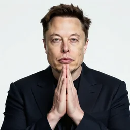 elon musk praying