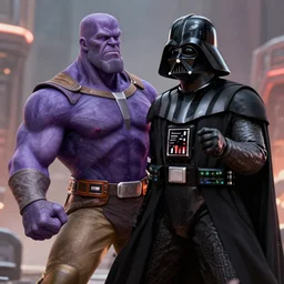 thanos force choking darth vader