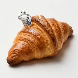 a cat croissant, michelin star, award winning