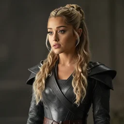 cinematic still of ariana grande in game of thrones, blueray