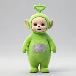 the fifth teletubby which was cancelled for being too terrifying and violent, concept art, trending on artstation 3 d.
