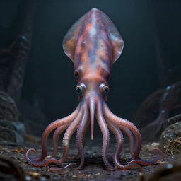 hyperrealistic dslr film still of anthropomorphic squid, early cuyler, stunning 8 k octane comprehensive 3 d render, inspired by istvan sandorfi & greg rutkowski & unreal engine, perfect symmetry, dim volumetric cinematic lighting, extremely hyper - detailed, extremely lifelike attributes & lifelike texture, intricate, masterpiece, artstation, stunning