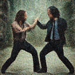 jesus fighting john wick