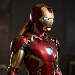 silhouette of sexy iron man