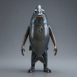 latex rubber fish humanoid