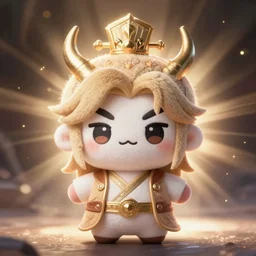 cute fumo plush of the tyrant king who none dare oppose, anime character