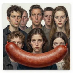 portrait, nightmare anomalies, sausage by dariusz zawadzki, kenneth blom, mental alchemy, james jean, pablo amaringo, naudline pierre, contemporary art, hyper detailed