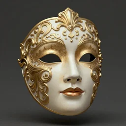floating theater mask, hovering, ornate, detailed, intricate, elegant, highly detailed, digital painting, artstation, concept art, smooth, sharp focus, illustration, art by Krenz Cushart and Artem Demura and alphonse mucha