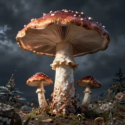 psychedelic mushrooms dream, by dave mckean