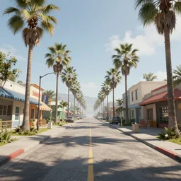 a unreal engine scene, concept art, los angeles vibe, hyperrealistic, trending on artstation, high quality, highly detailed, path traced, soft lighting, soft colors, digital art, 8 k hdr, octane render, unreal engine 5,