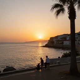 final fantasy 1 4, sunset in costa del dol