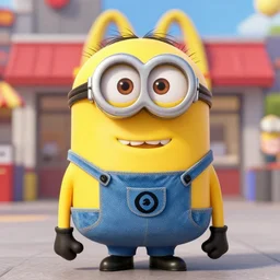 Minions at mcdonalds in the hood