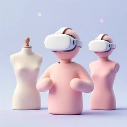 3 d matte render, vr goggles, mannequins, dj rave party, hsiao - ron cheng, pastel colors, hyperrealism, pastel, polkadots, minimal, simplistic, amazing composition, vaporwave, wow, gertrude abercrombie, beeple, minimalistic graffiti masterpiece, minimalism, 3 d abstract render overlayed, black background, psychedelic therapy, trending on artstation, ink splatters, pen lines, incredible detail, creative, positive energy, happy, unique, negative space, pure imagination painted by artgerm