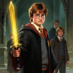 Ron Wesley of Harry Potter and the deathly hallows ,Greg rutkowski, Trending artstation, cinematográfica, digital Art